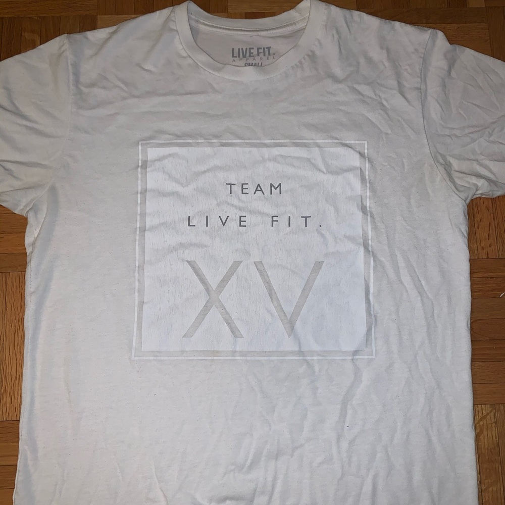 Live fit workout shirt